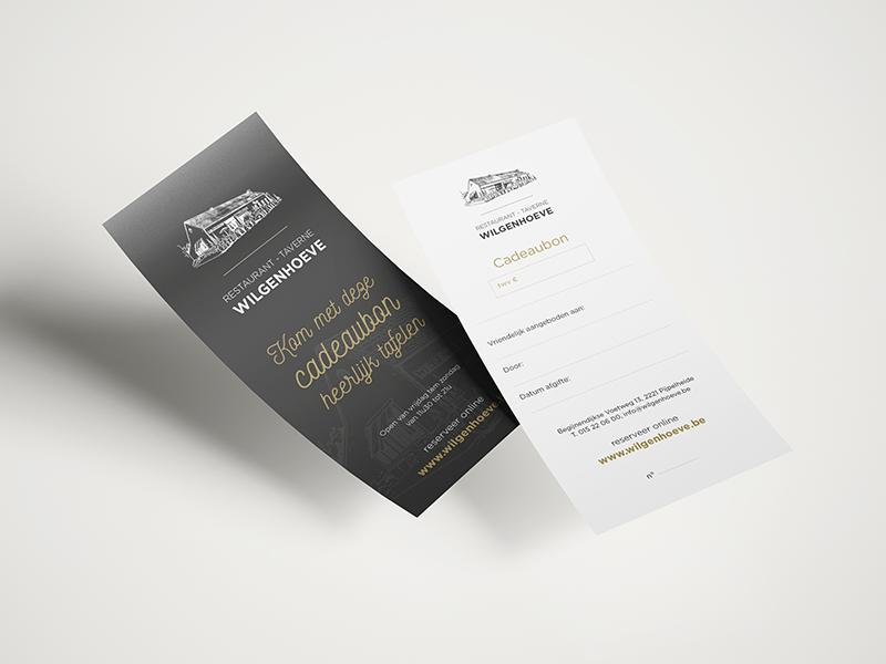 cadeaubon Wilgenhoeve Geef een bon van de Wilgenhoeve cadeau!